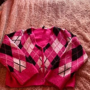 H&M plaid sweater